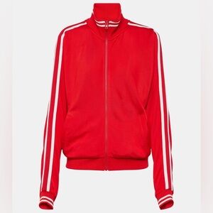 The Upside Iro Margot Red Track Jacket with White Stripes Medium